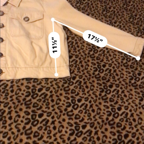 Free People Ivory Denim Jacket - Picture 7 of 8